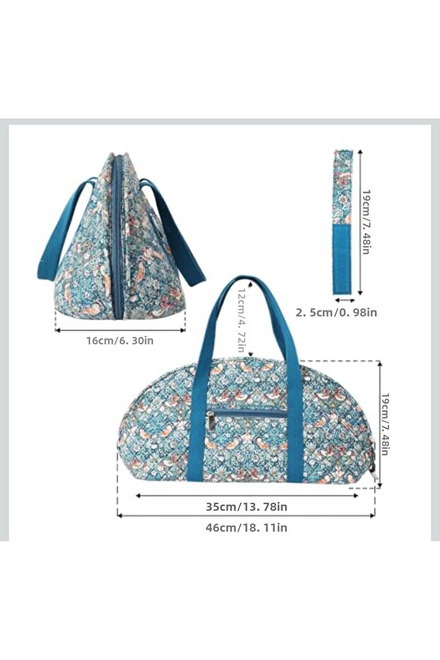 حقيبة محبوكة بنمط الرقع - 2