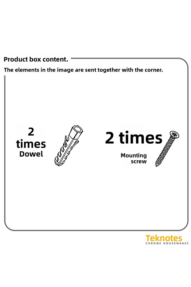 رف زاوية للحمام بطبقة واحدة - 3