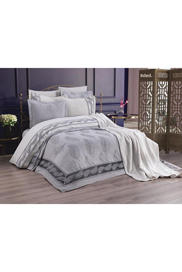Çeyizdiyarı Great 10 Piece Bridal Set Gray