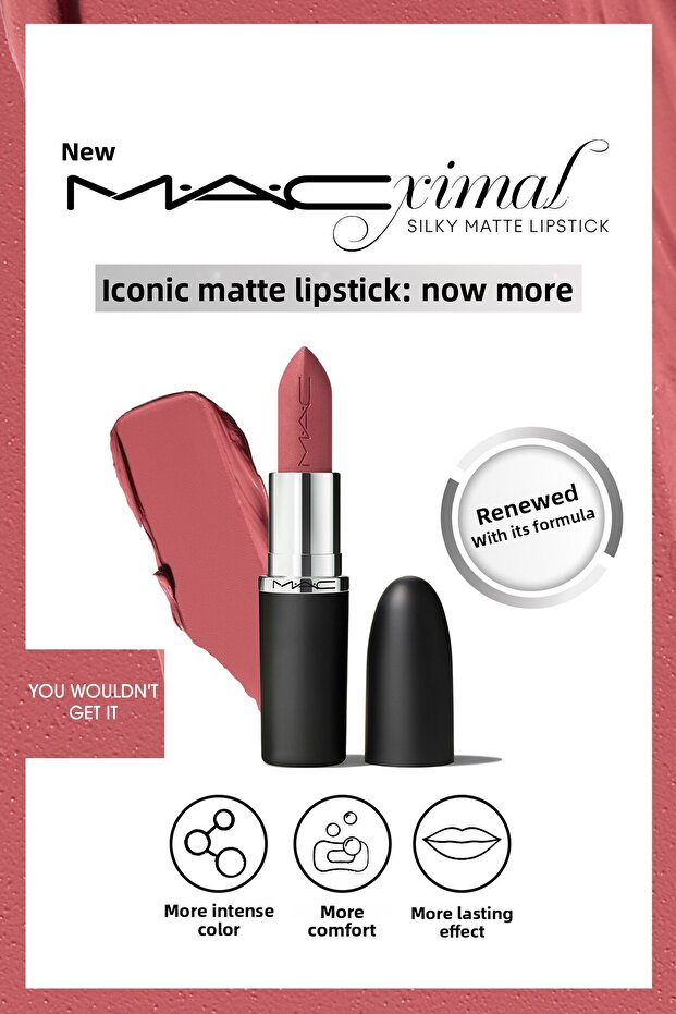 M·A·Cximal-Nourishing and Moisturizing Matte Lipstick - You Wouldn'T Get It