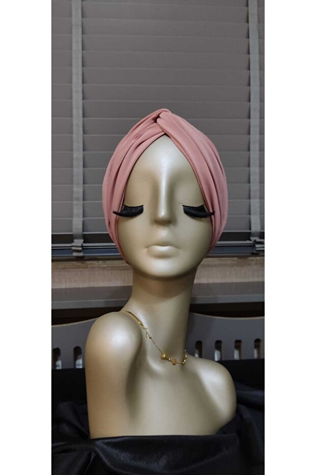 Meryemcebone gül kurusu tesettür bone - 2