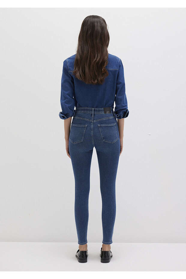 A.C.A.İ.P Move Indigo Mavisi Jean Pantolon 101065-33303 - 3