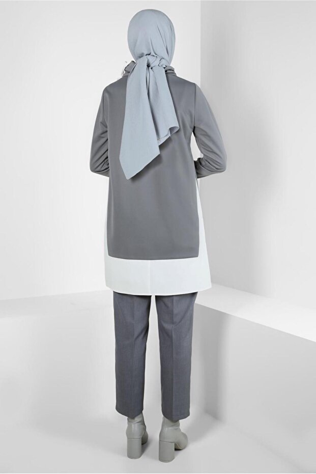 GARNİLİ ÖRME TUNİK 44235 - 3