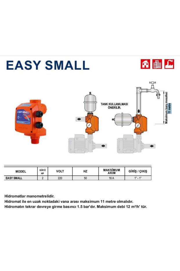 EASY SMALL II Hidromat - 2