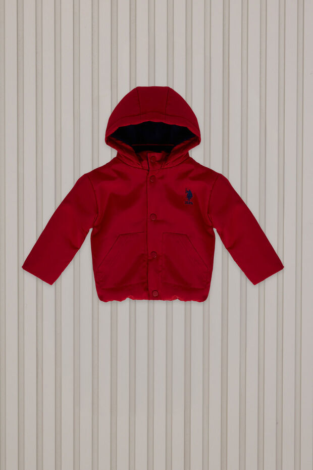 U.S. Polo Assn Baby Boy Red Coat