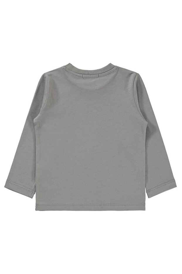 Baskılı 2-5 Yaş Sweatshirt - Gri4-5 Yaş - 3