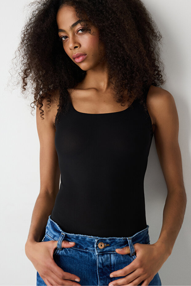 Clean Mesh Siyah Body - 2