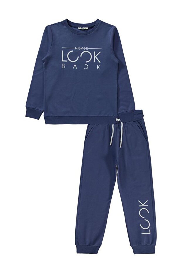 Boy's Tracksuit Set 10-13 Years Indigo