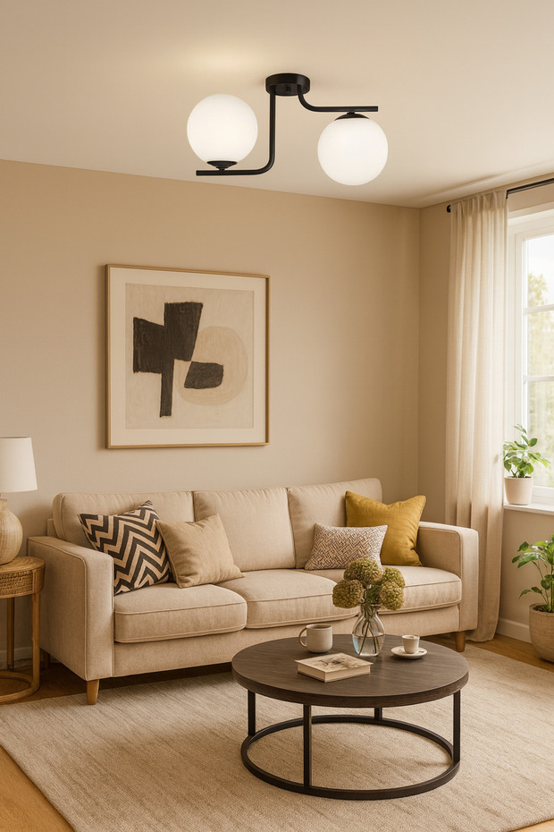 Lora Modern Ikili Avize - 2