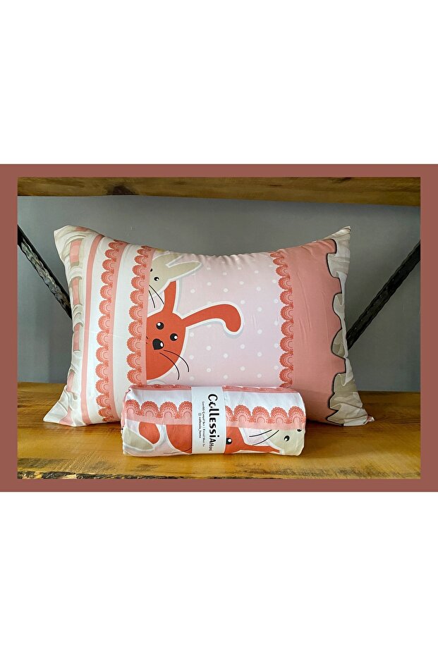 طقم ملاءات سرير منقوشة من الساتان القطني 100% - 1