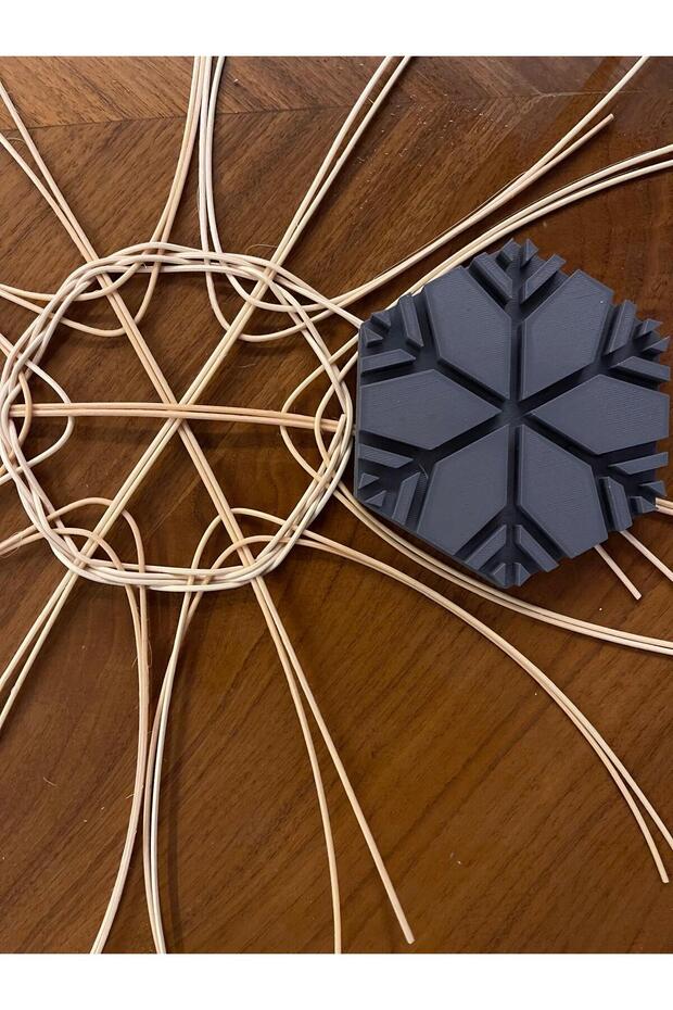 Rattan Knitting Mold, Template, Pattern, Template Model No -19 Large Size 10 cm