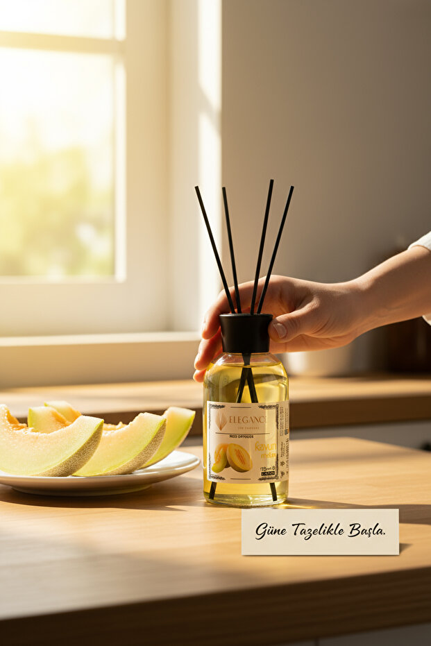 Kavun Reed Diffuser Bambu Çubuklu Oda Kokusu (110 Ml) - 6