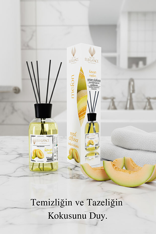 Kavun Reed Diffuser Bambu Çubuklu Oda Kokusu (110 Ml) - 1