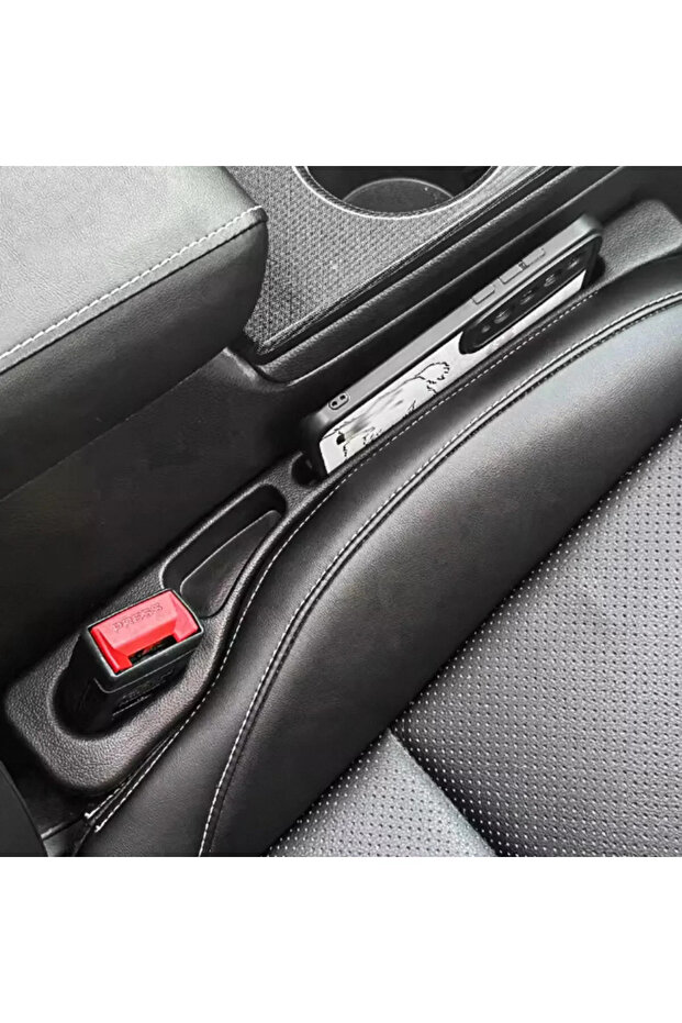 2PCS Black Car Seat Gap Filler Side Seam Plug Strip Leak-proof Filling Strip For All Car Model Walle - 3