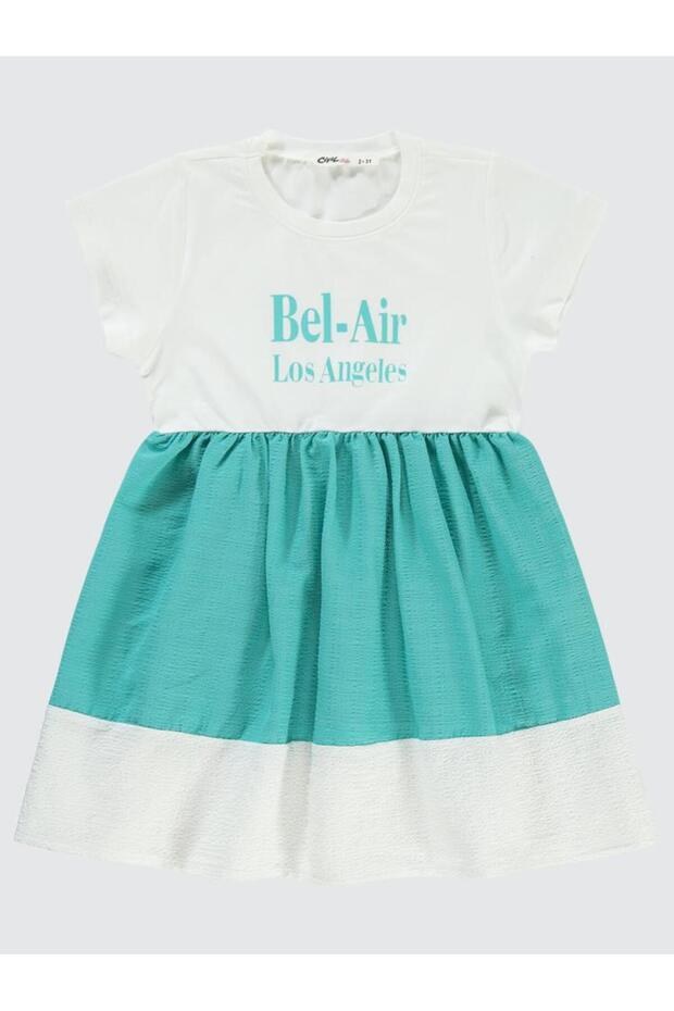 Bel-Air Los Angeles Printed Dress for Ages 2-5 - Green