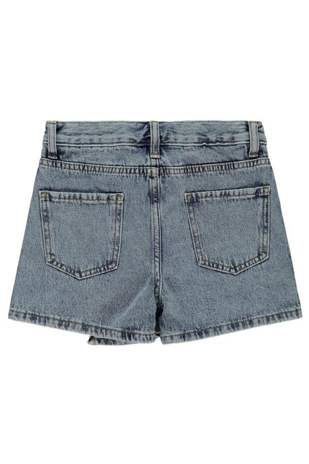 10-12 Yaş Şort - Mavi 10-11 Yaş - 3