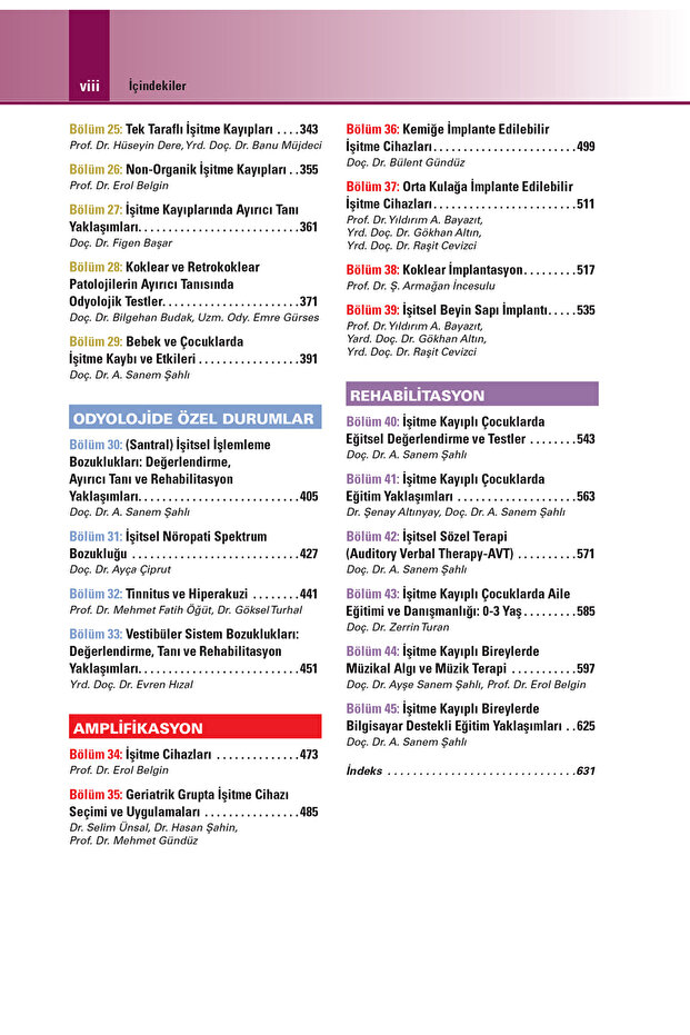 Temel Odyoloji 2. Baskı - 4