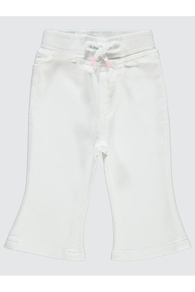 Flared 6-18 Months Pants - White 6-9 Months