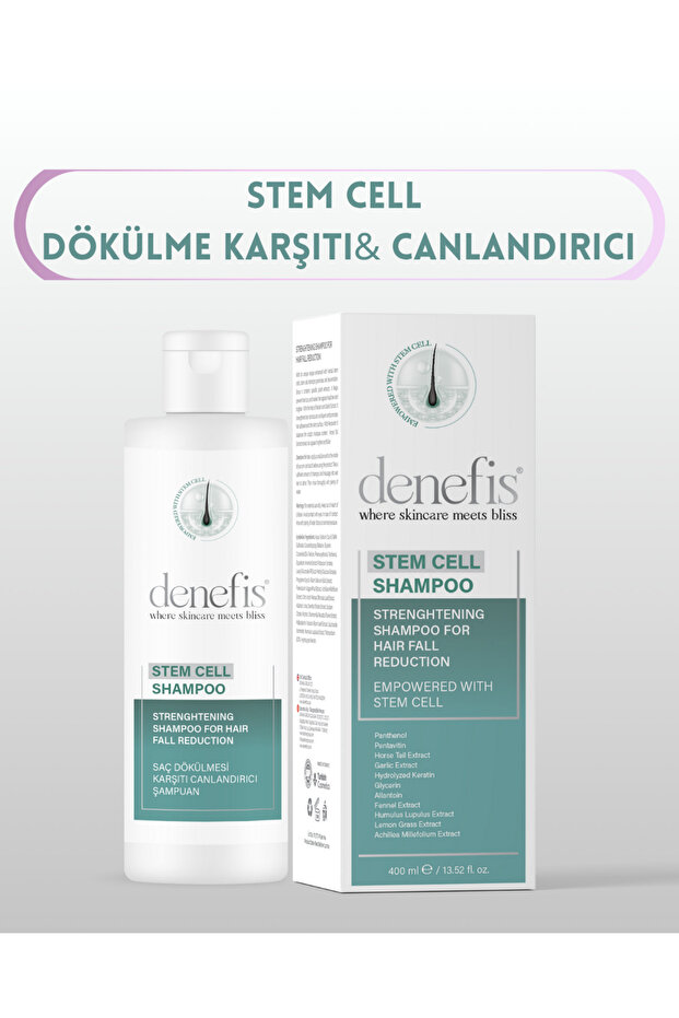 Saç Dökülme Karşıtı Bitkisel Kök Hücre Destekli Stem Cell Şampuan 400 ml - 1
