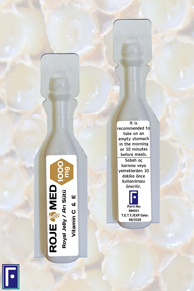 Royal Jelly 1000 Mg – Arı Sütü Fresh Vitamin C & E – 10 Shot - 8