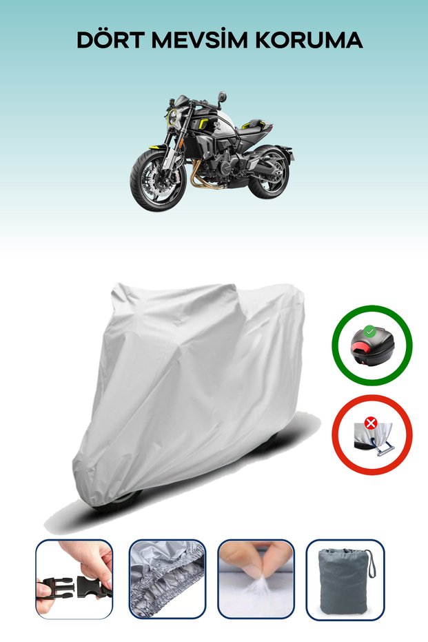 CF Moto 700CL-X Sport GRAY MOTORCYCLE BRAND REAR BAG COMPATIBLE