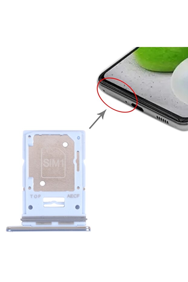 Samsung Galaxy A53 5g Sim Card Tray Drawer Apparatus Compatible with Sm-A536E - Blue