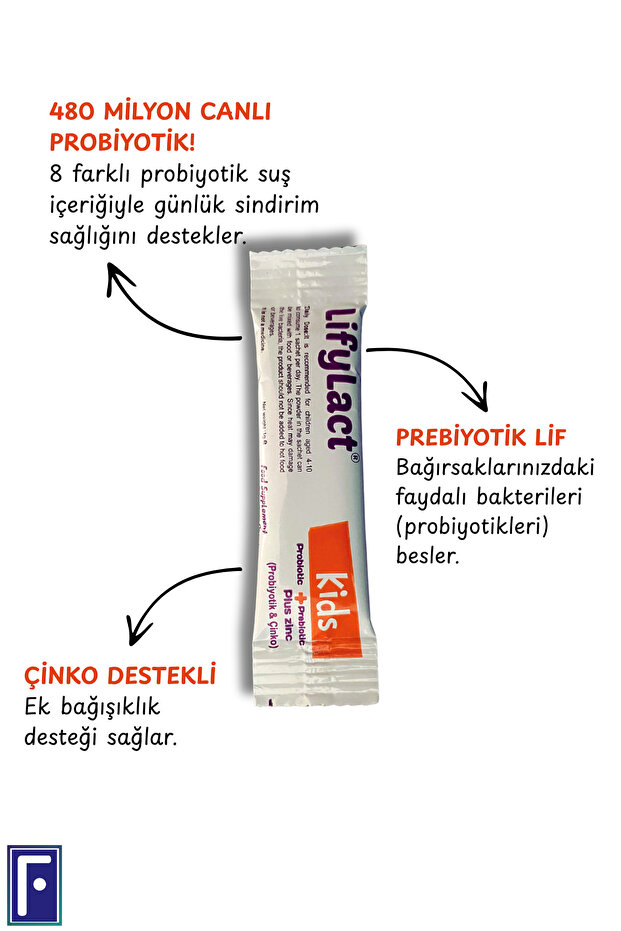 ® Kids Probiyotik , Prebiyotik Saşe , Çinko - 4