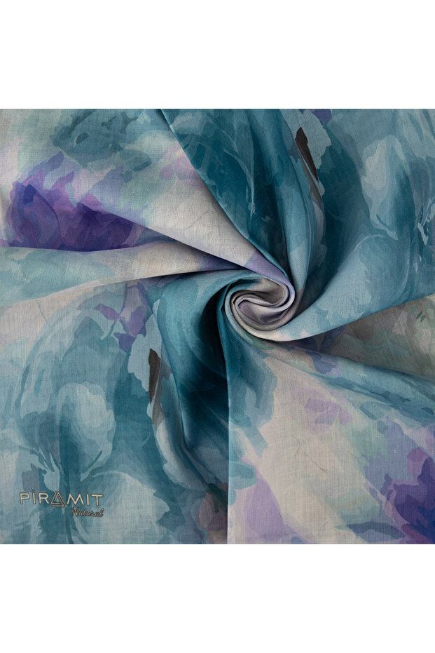 Eșarfă cu model natural - 2