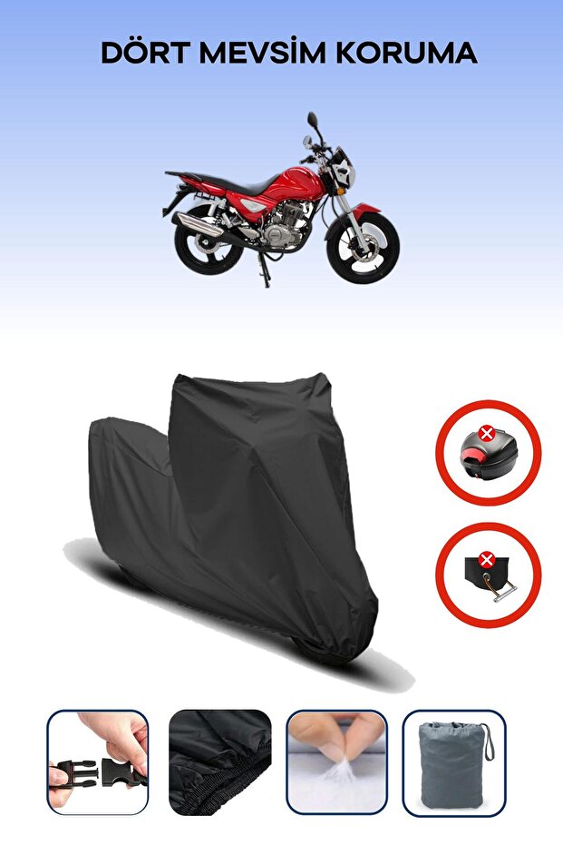 Mondial 150 MCX Roadracer BLACK MOTORCYCLE BRAND REAR BAG UNCOMPATIBLE