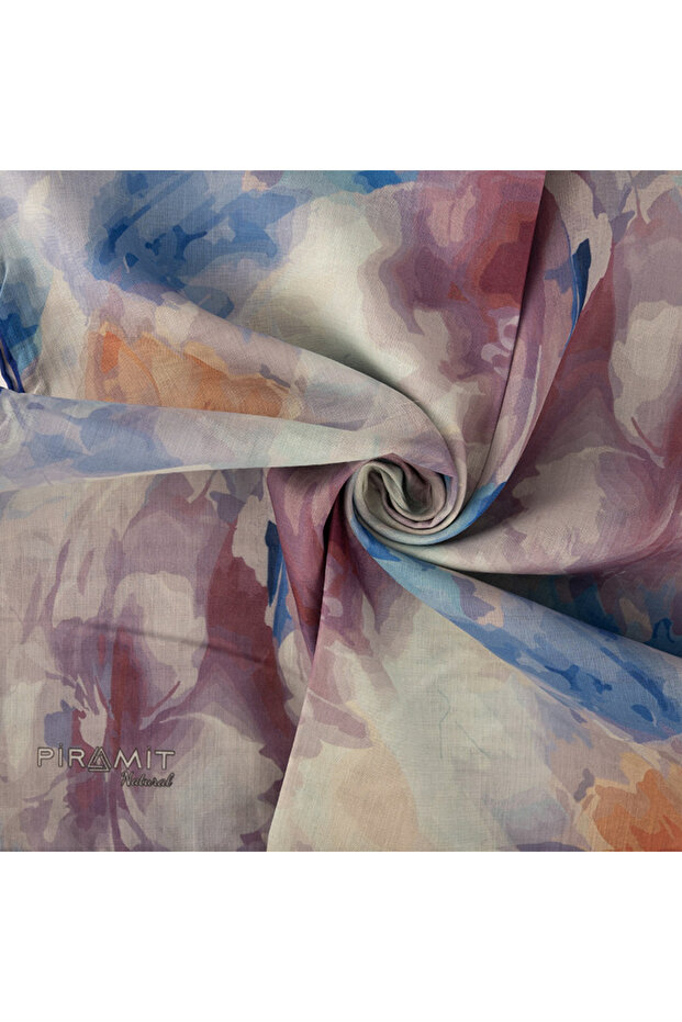 Eșarfă cu model natural - 2