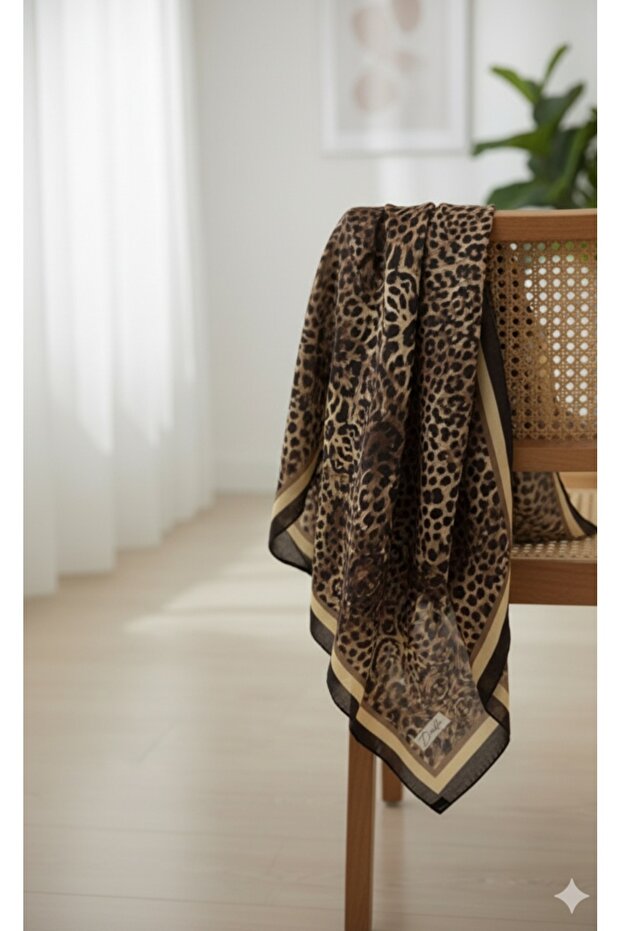 Leopar Soft Eşarp - 1