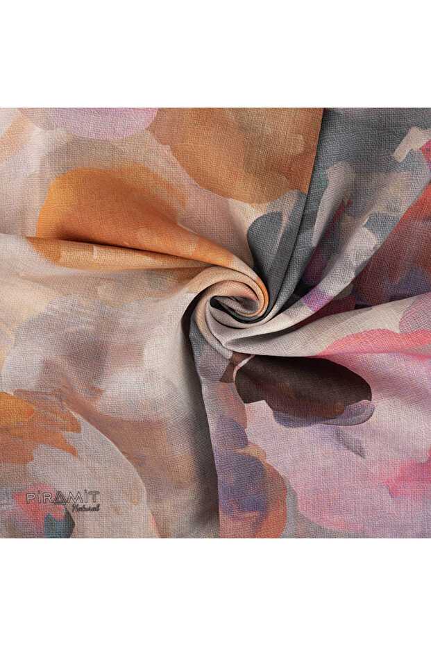 Natural Patterned Scarf - 2