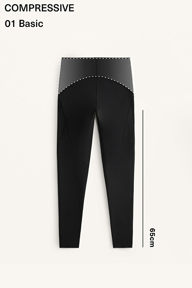 Compressive basic bilek hizasında tayt - 8