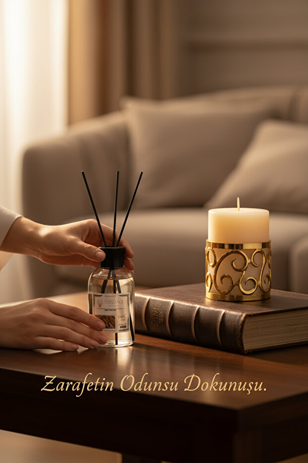 Oud Reed Diffuser Bambu Çubuklu Oda Kokusu 110 ml - 8