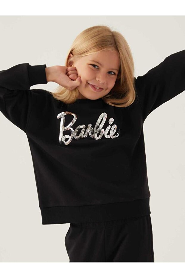 Roly Poly Girl Waitress 9-14 Years Old Sweatshirt - Black 9-10 Years Old