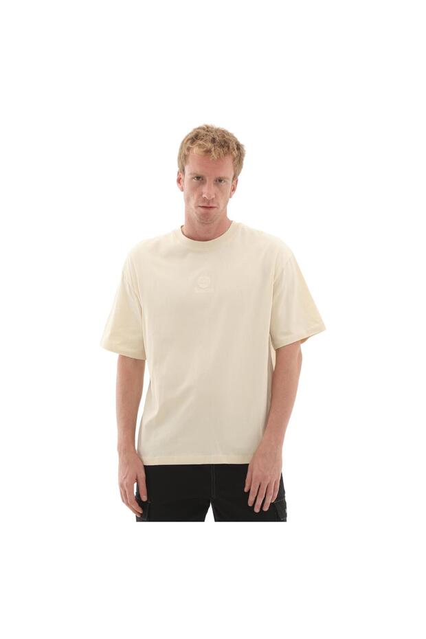 B0A5Mntefl1-R Hampthon Tonal Stack Logo Tee Men's T-Shirt S & Uuml;Tl & Coffee