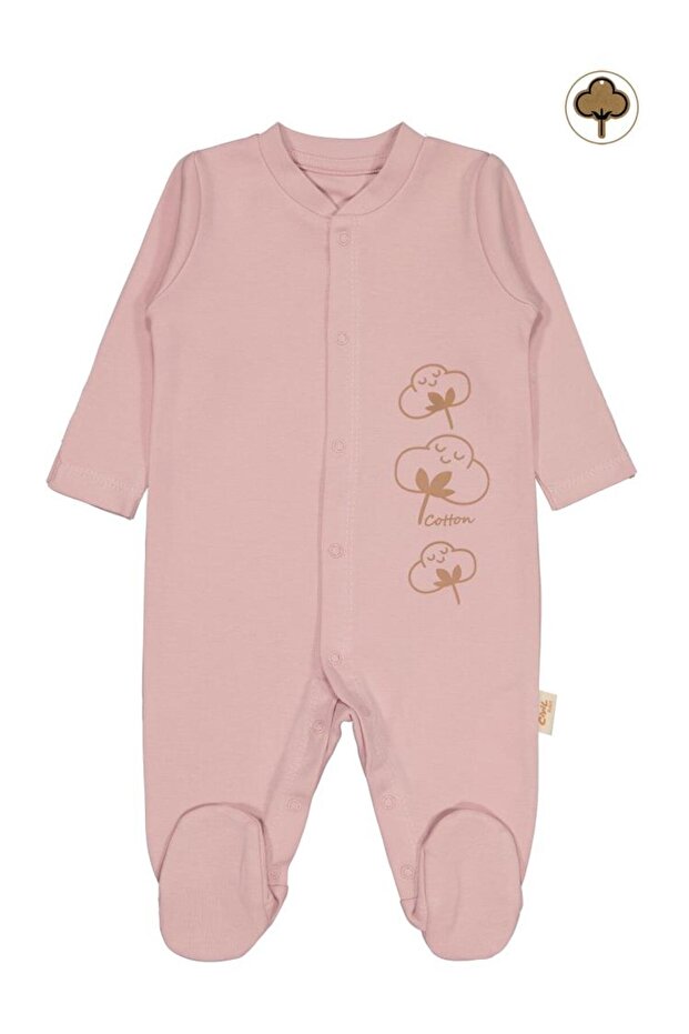 Organic Cotton Pack Newborn 0-3 Months Jumpsuit - Pink