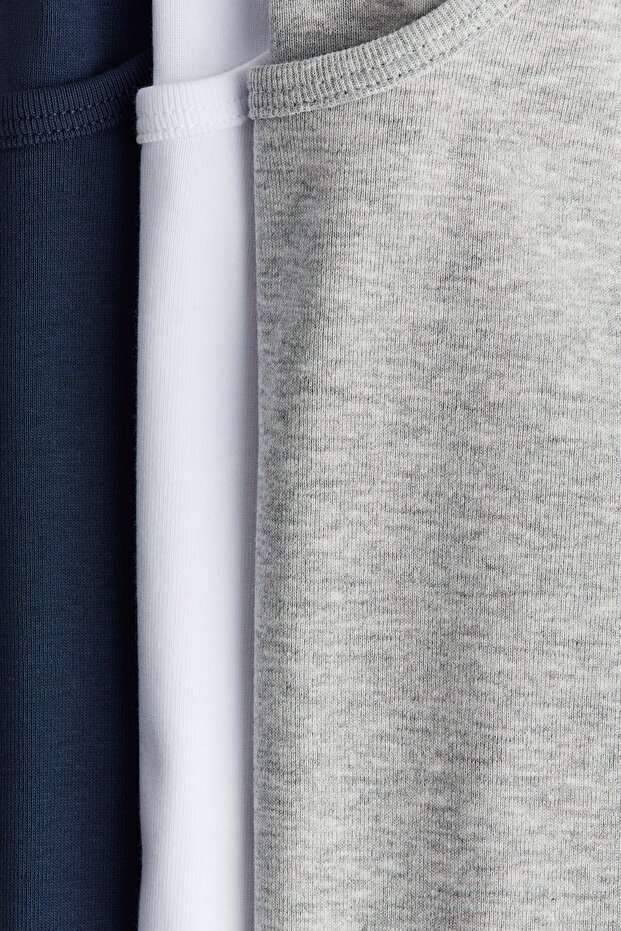 3’lü Pamuklu Kolsuz Üst - 2