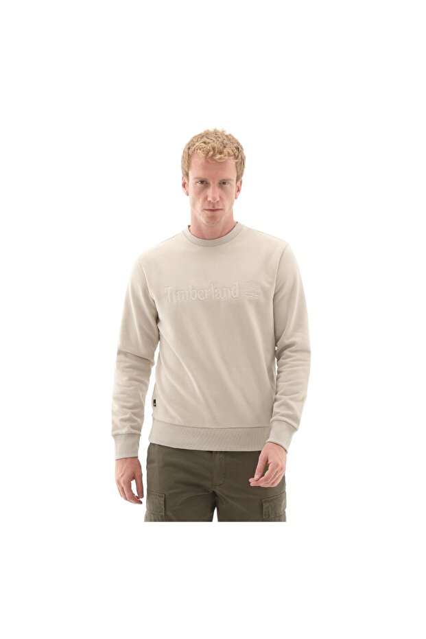 B0A6Vg6Cy21-R Hampthon Crew Neck Men's Sweatshirt S & Uuml;Tl & Coffee