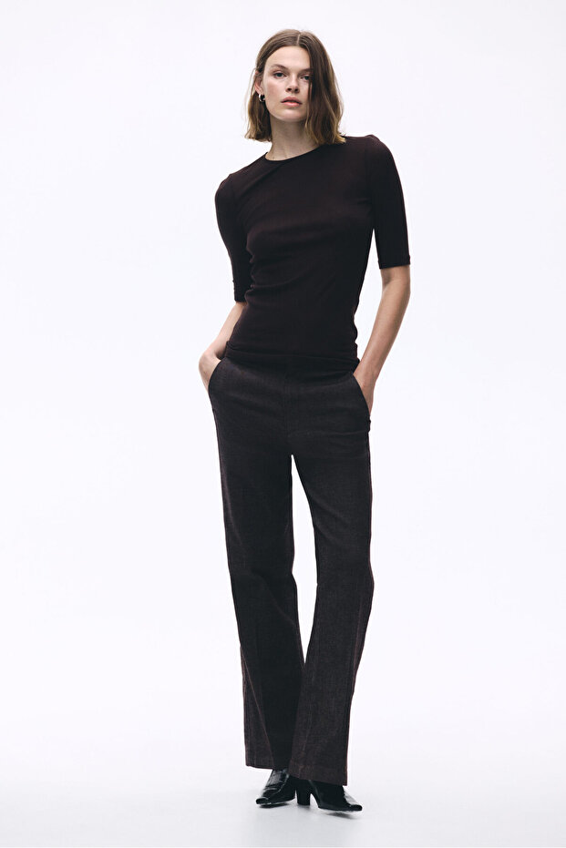 Flared High Jeans - 1