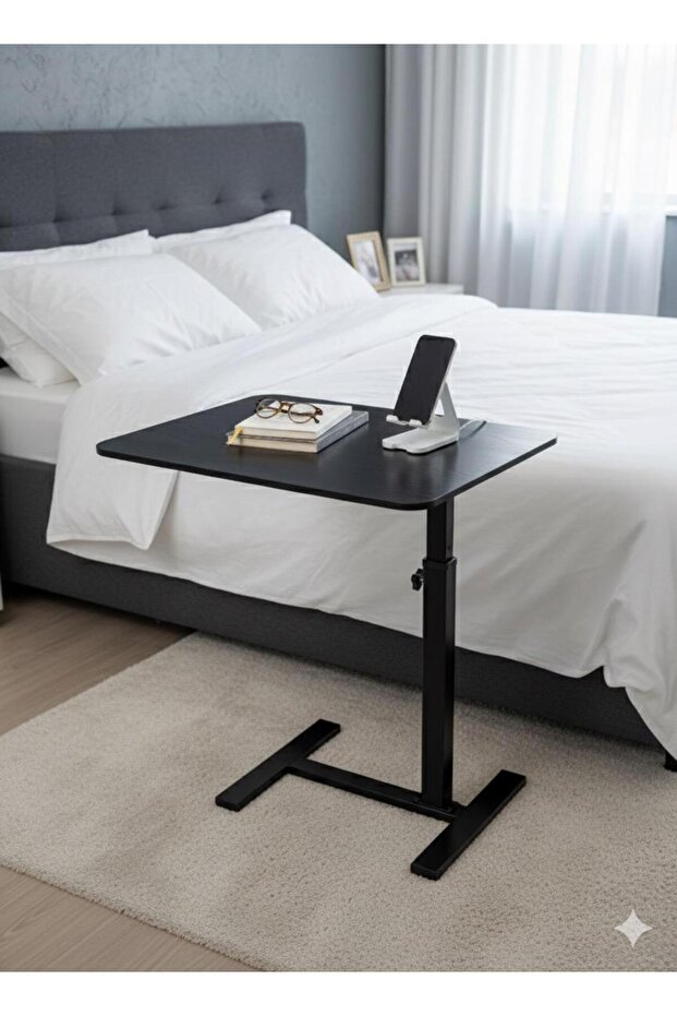 طاولة خدمة متعددة الأغراض قابلة لتعديل الارتفاع مع عجلات - تصميم عملي وأنيق - 1