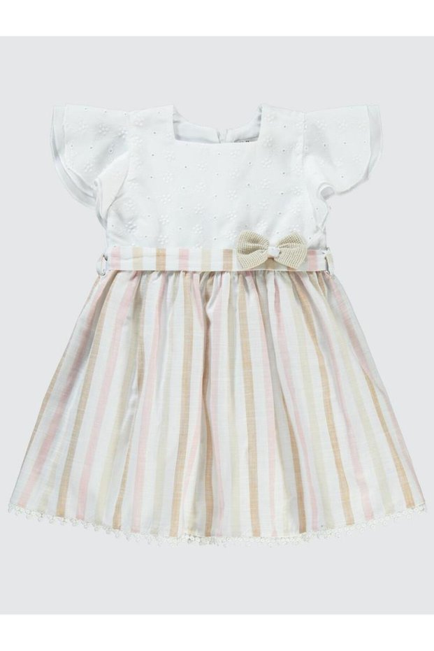 Robesi Embroidered Dress for Ages 2-5 - Powder for Ages 5-6