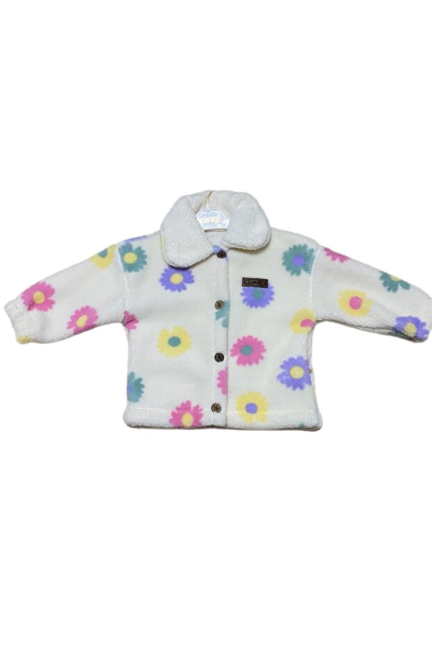 LUX ÇİÇEKLİ KIZ ÇOCUK MONTU - 4