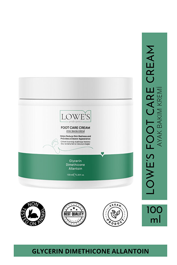 Lowes Foot Care Cream 100 ml – Intensive Moisturizing Foot Cream Against Heel Cracks