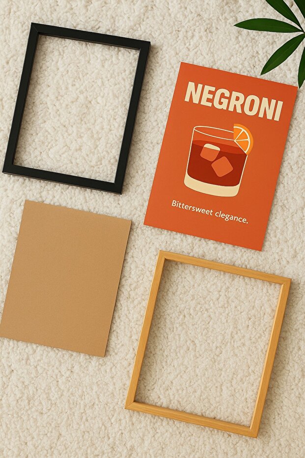 Orman ve Göl Manzarası - Ahşap Çerçeve - 4