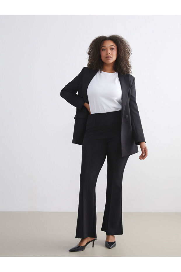 Dar Fit İspanyol Paça Kadın Pantolon - 1