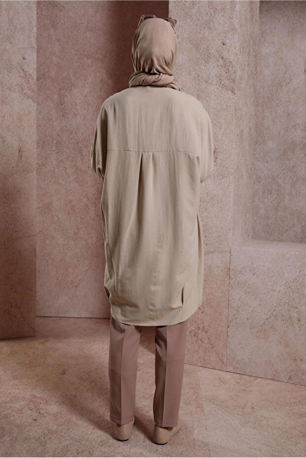 GÖMLEK YAKA TUNİK 44471 - 5