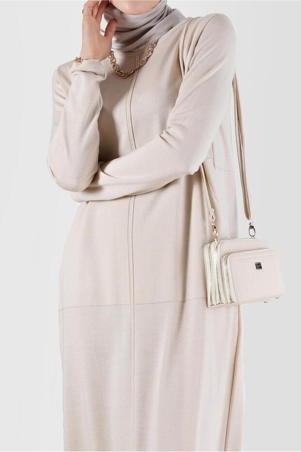 BASIC TRİKO ELBİSE 42016 - 4