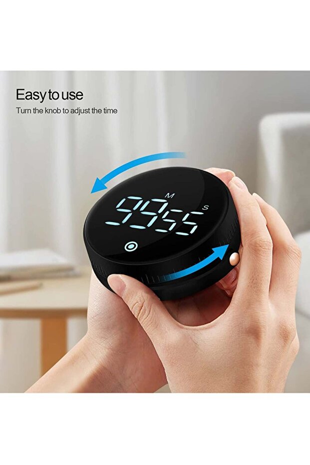 Digital Kitchen Timer - Magnetic Countdown Timer with Large LED Display, Digital Timer, Visual Timer - 2