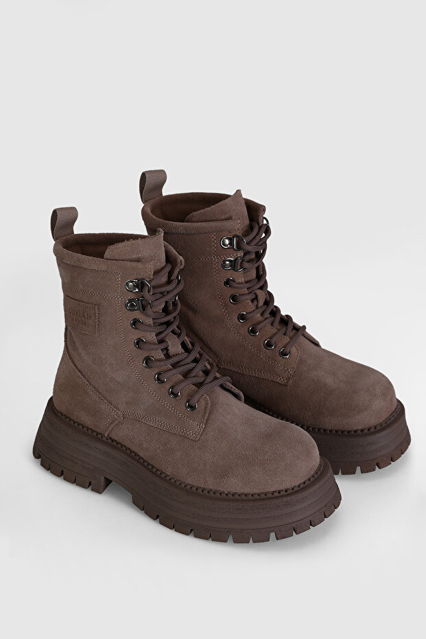 Ember Kadın Deri Bot Deve Tüyü - 5